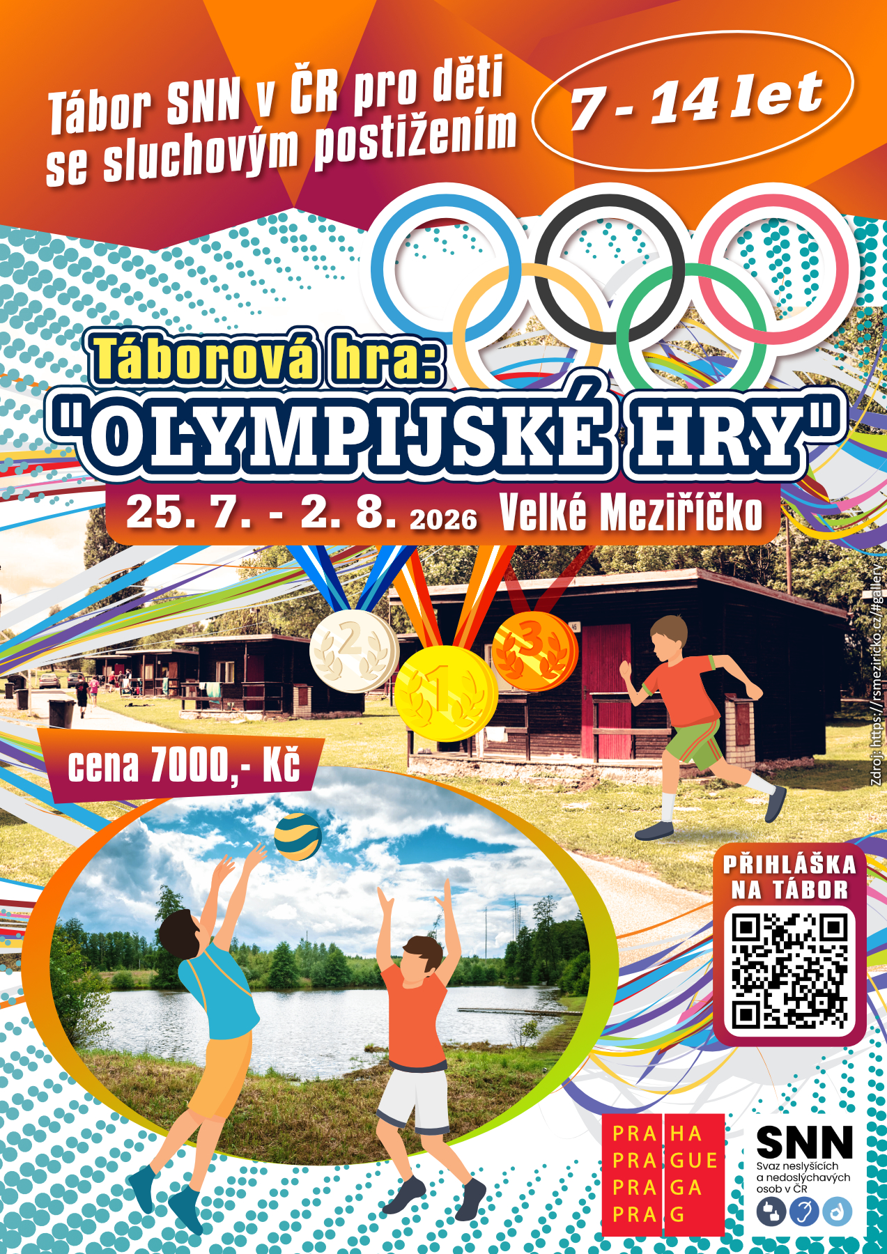 🏅 STAŇ SE OLYMPIONIKEM NA LETNÍM TÁBOŘE SNN! 🏅
